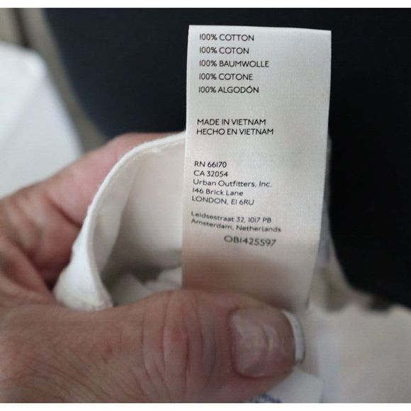 Free People OB1425597 Womens Sz 6 White The Thing Is Low Rise Utility Pants $128 - Picture 12 of 12